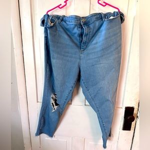 24W Cropped Stretched Jeans